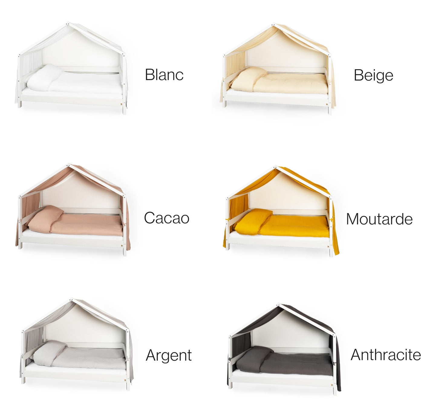 PLAYHOUSE cabane YAPPY HYTTE différents coloris