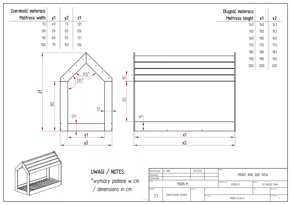 Moon M cabin bed