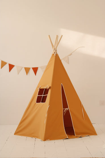 Tipi de jeu merveilleux pour enfant moutarde "Ochre"