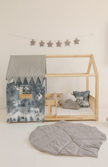 Habillage Maisonnette "Night Sky" pour lit Cabane