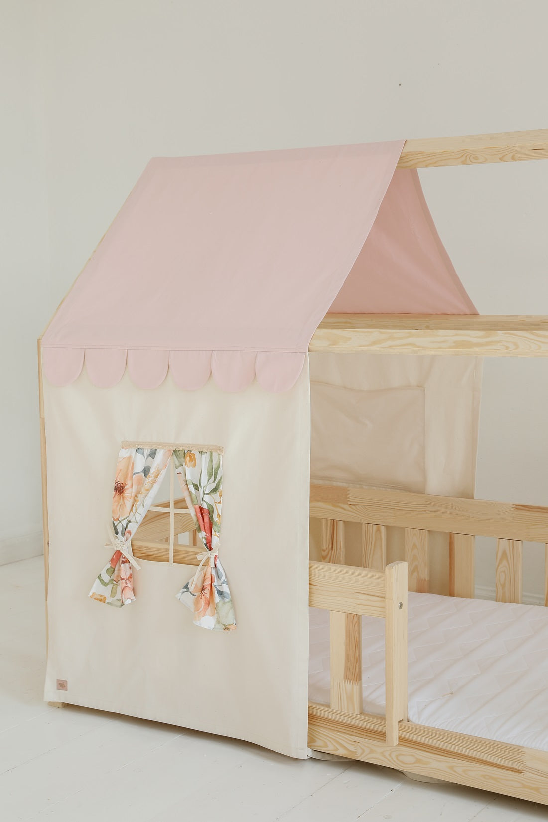 Habillage Maisonnette Rose "Pink" pour lit Cabane