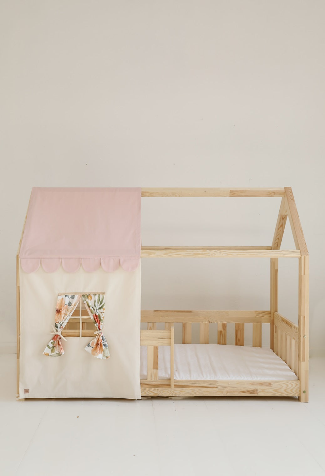 Habillage Maisonnette Rose "Pink" pour lit Cabane