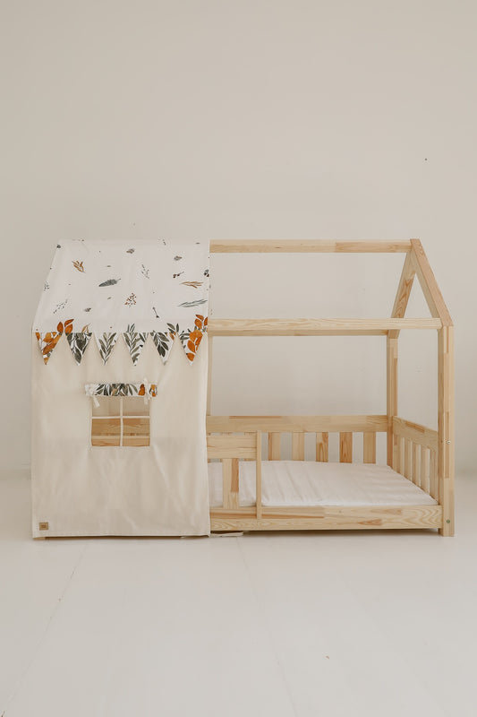 Habillage Maisonnette "Forest Friends" pour lit Cabane