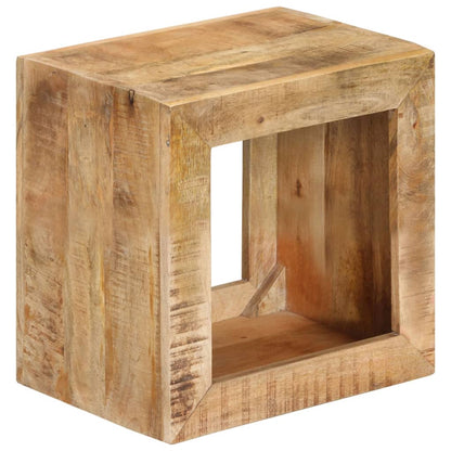 Heces 40x30x40cm Mangoier Cube Wood