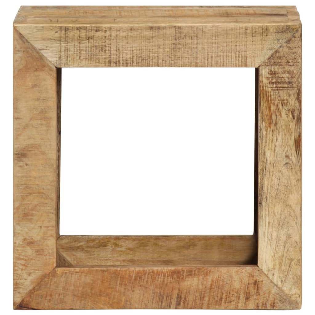 Heces 40x30x40cm Mangoier Cube Wood