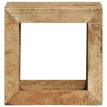 Heces 40x30x40cm Mangoier Cube Wood