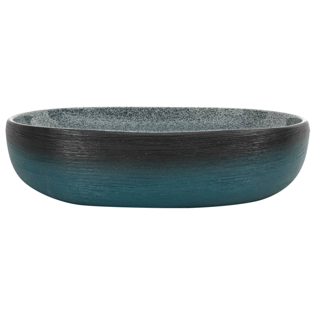 Boka Turquoise Oval Pose Basin