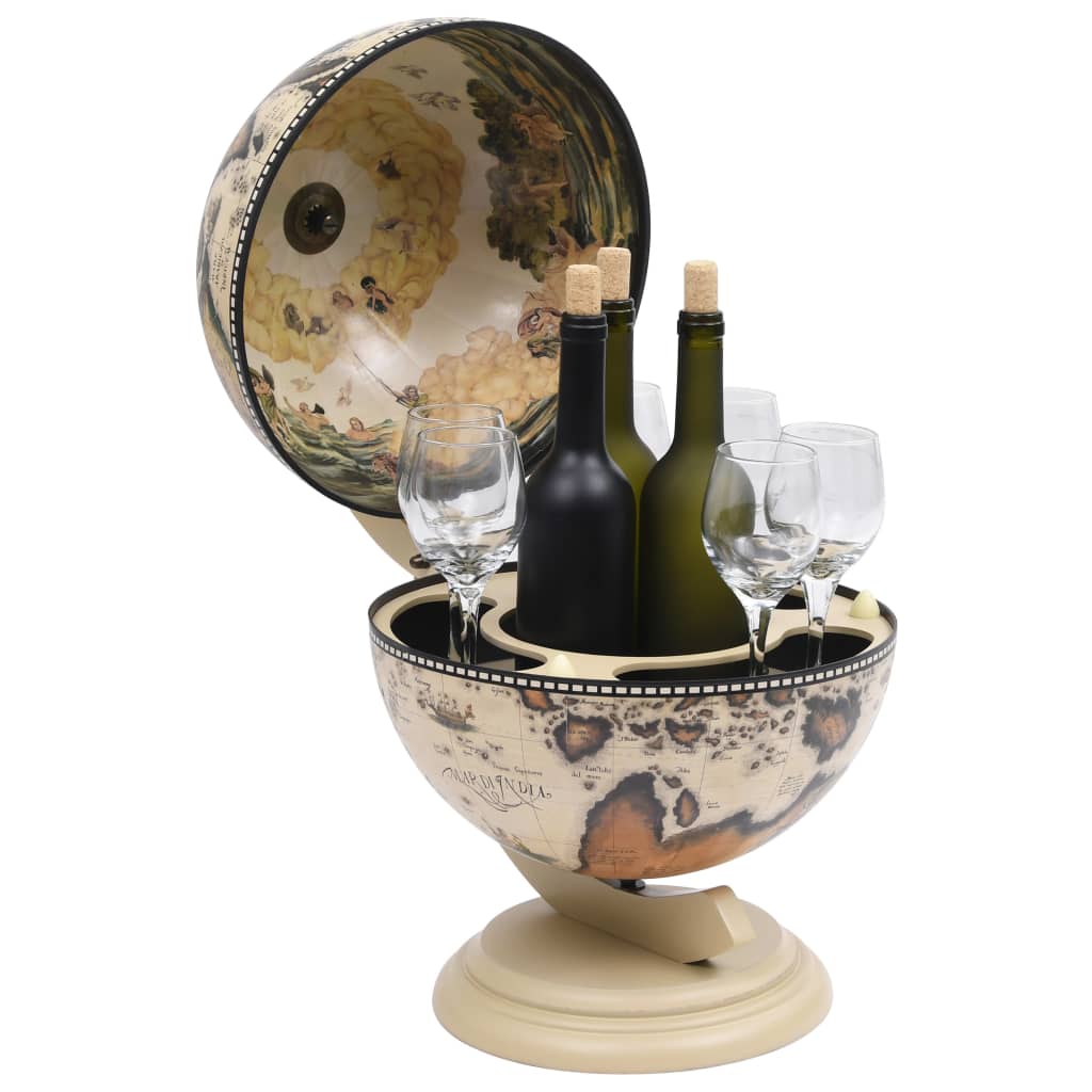 Sommelier globe table support for bottles