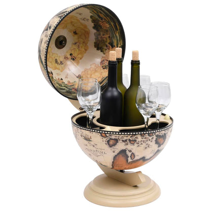 Sommelier globe table support for bottles