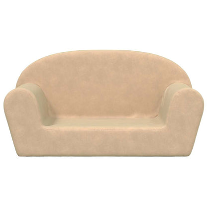 Gray velvet children's sofa bed