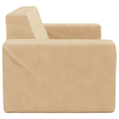 Cozy sofa for creamy children