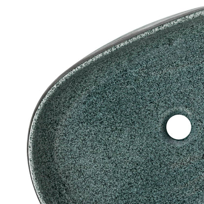 Boka Turquoise Oval Pose Basin