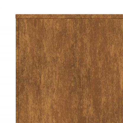 Design Brasero de Brasero 60x60x30 cm Corten de aço - entrega da França oferecida!