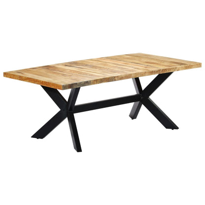 Table de salle à manger 200cm Bois manguier massif INDUS