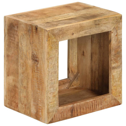 Heces 40x30x40cm Mangoier Cube Wood