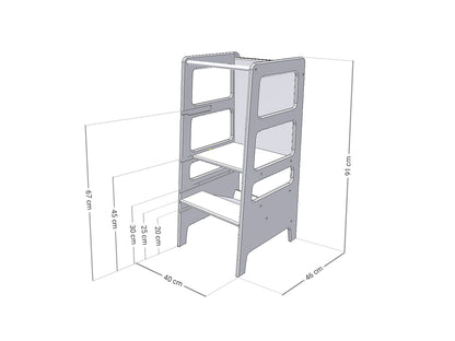 Torre de observación 4 en 1 comerciante