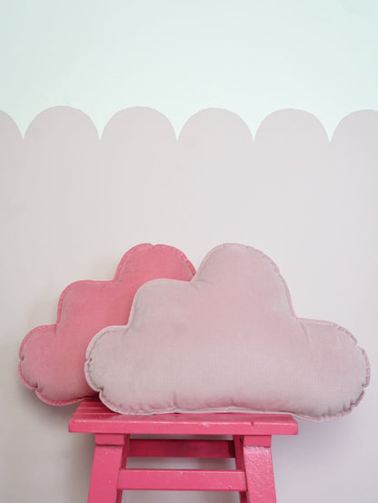 Coussin décoratif Nuage en Velours différents coloris