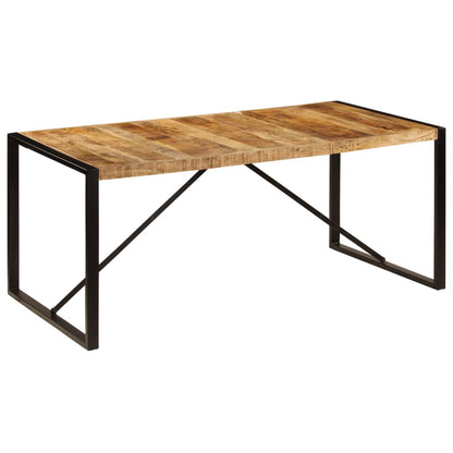 Table à manger Bois de manguier brut 180 cm