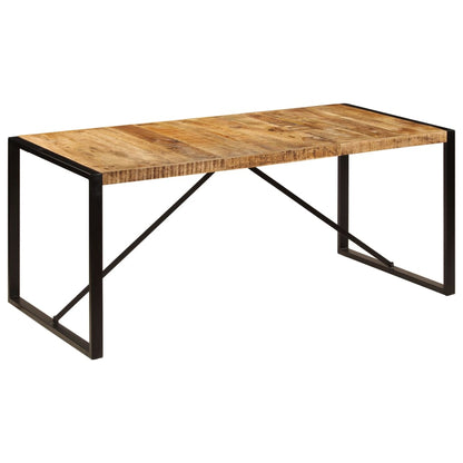 Table à manger Bois de manguier brut 180 cm