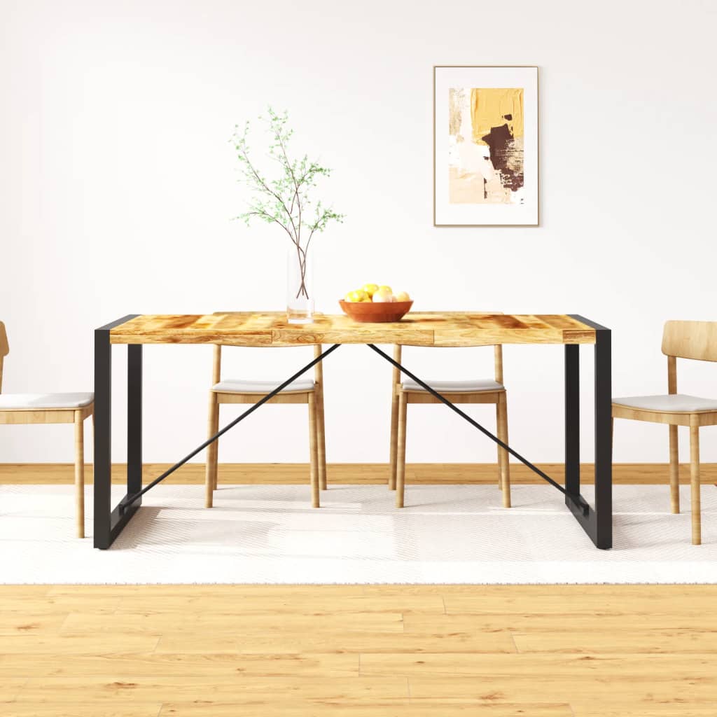 Dining table raw mango wood 180 cm