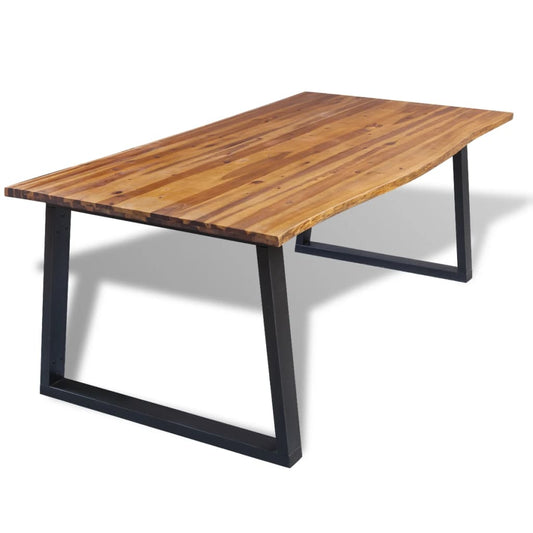 Tabela de jantar de origem 200cm Solid Acacia Wood