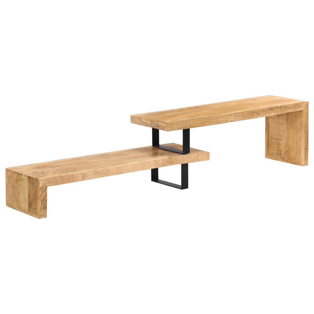 Massiver Mango -Holz -TV -Schrank