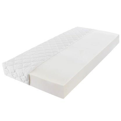 Matelas mousse déhoussable 140x200cm Epaisseur 17 cm