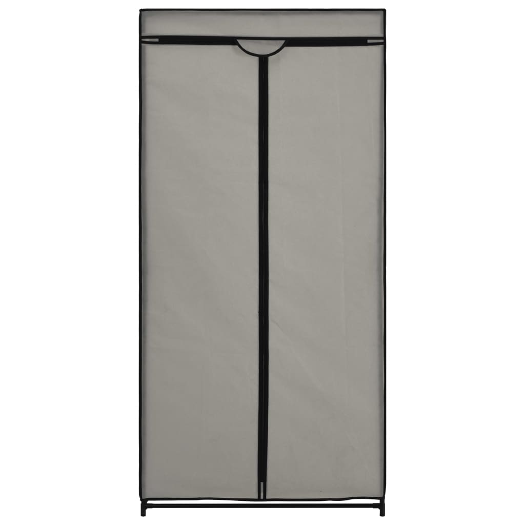 2 PCs Grey Wardrobe 75x50x160 cm