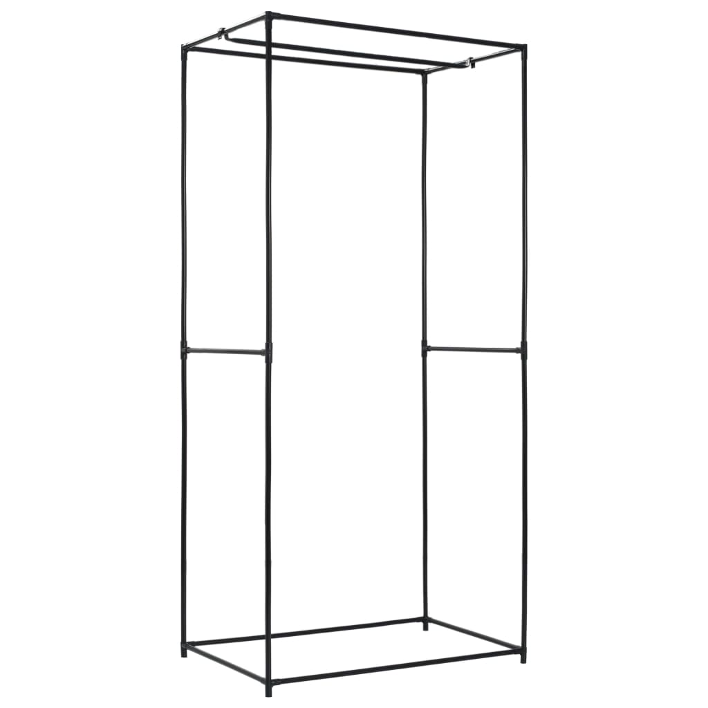 2 PCs graue Garderobe 75x50x160 cm