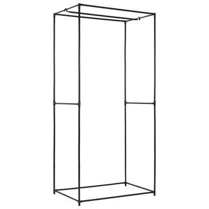 2 PCs graue Garderobe 75x50x160 cm