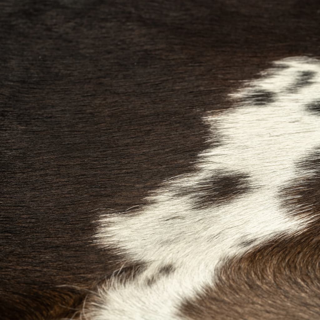 Carpet in real black cow skin 150 x 170 cm
