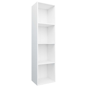 Biblioteca/gabinete de TV branco 36x30x143 cm