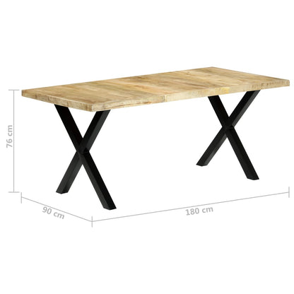 Table de salle à manger INDUS 180cm Bois de manguier massif