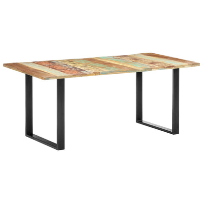 Table à manger 180cm Bois de récupération solide