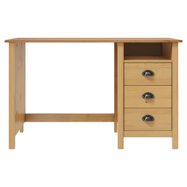 Hill desk with 3 drawers 120x50x74 cm Solid pine