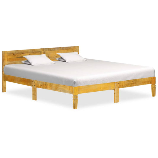 Marco de cama de madera de mango sólido 180 cm