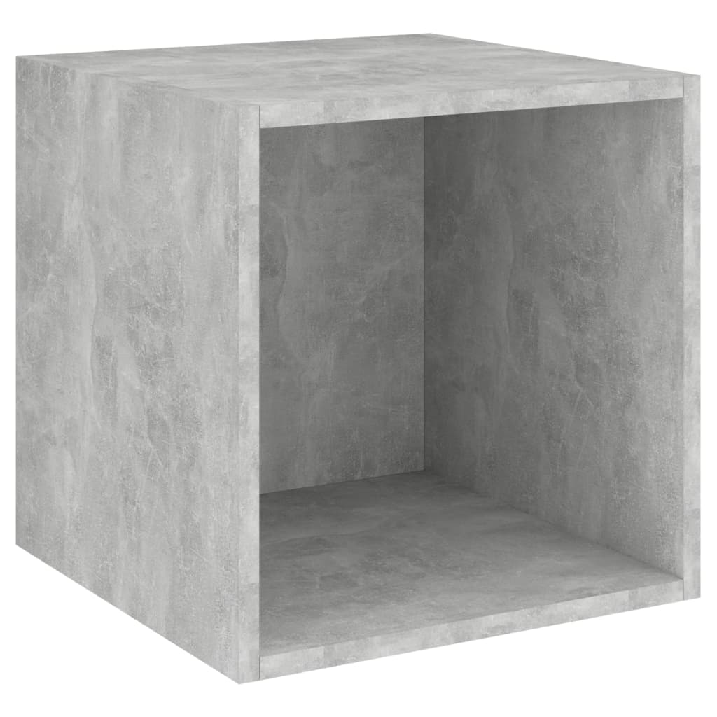 Armoire murale Gris béton 37x37x37 cm Aggloméré