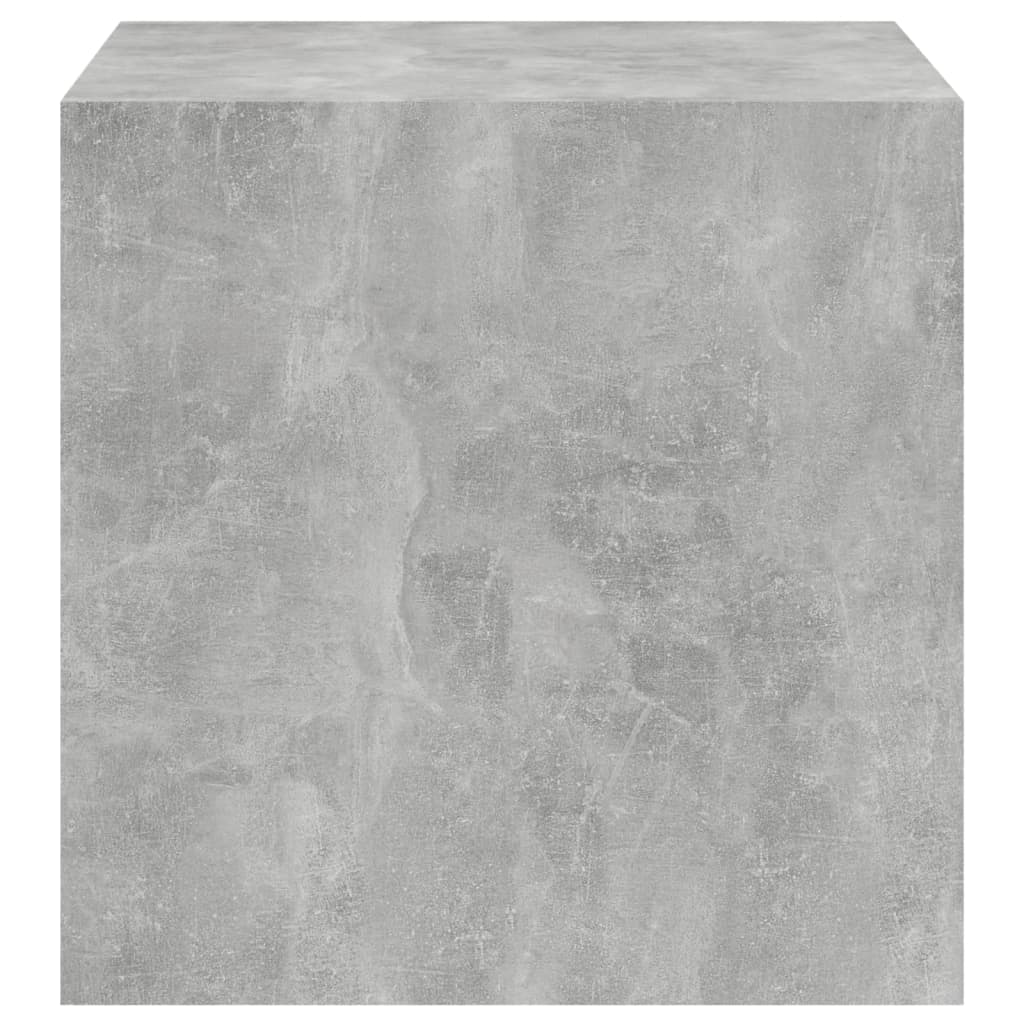 Armoire murale Gris béton 37x37x37 cm Aggloméré