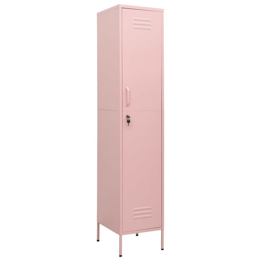 Stahl rosa Schließfachschrank