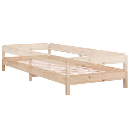 Stackable bed 90x190 cm Solid pine wood