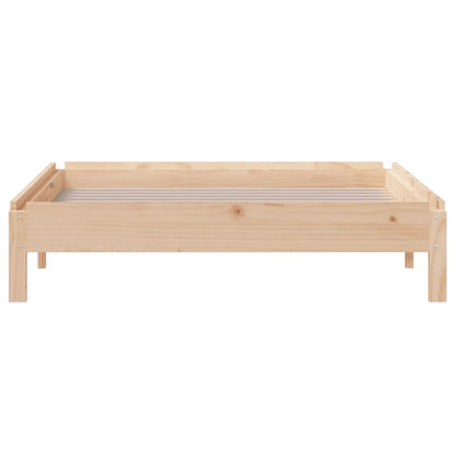 Stackable bed 90x190 cm Solid pine wood