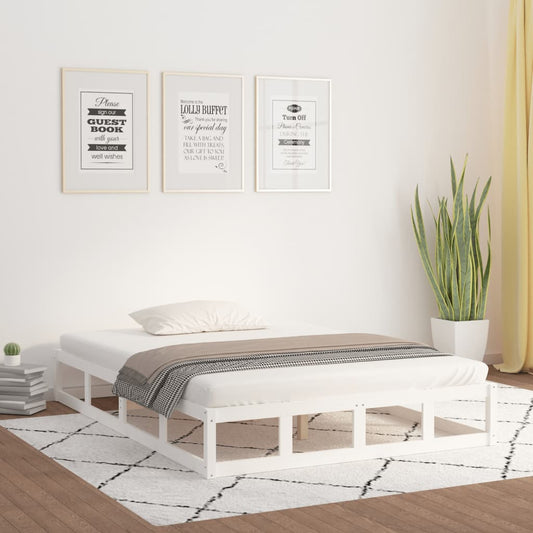 Cama blanca de madera maciza luffy