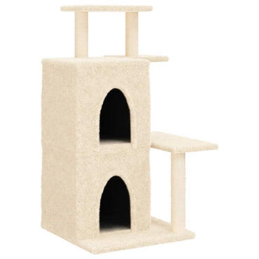 Cat tree with double -sided sisal scientists