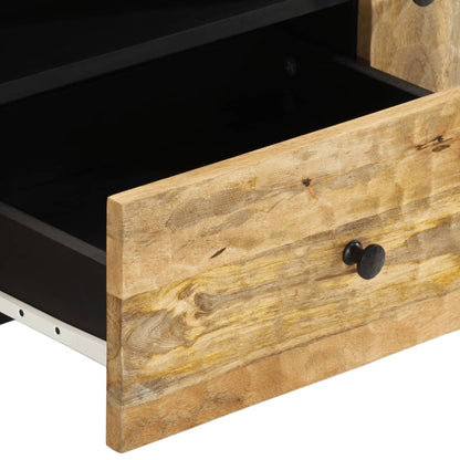 Meuble TV 105cm Bois massif de manguier