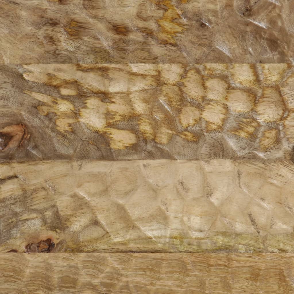 Armoire latérale 80x33x75 cm bois massif de manguier