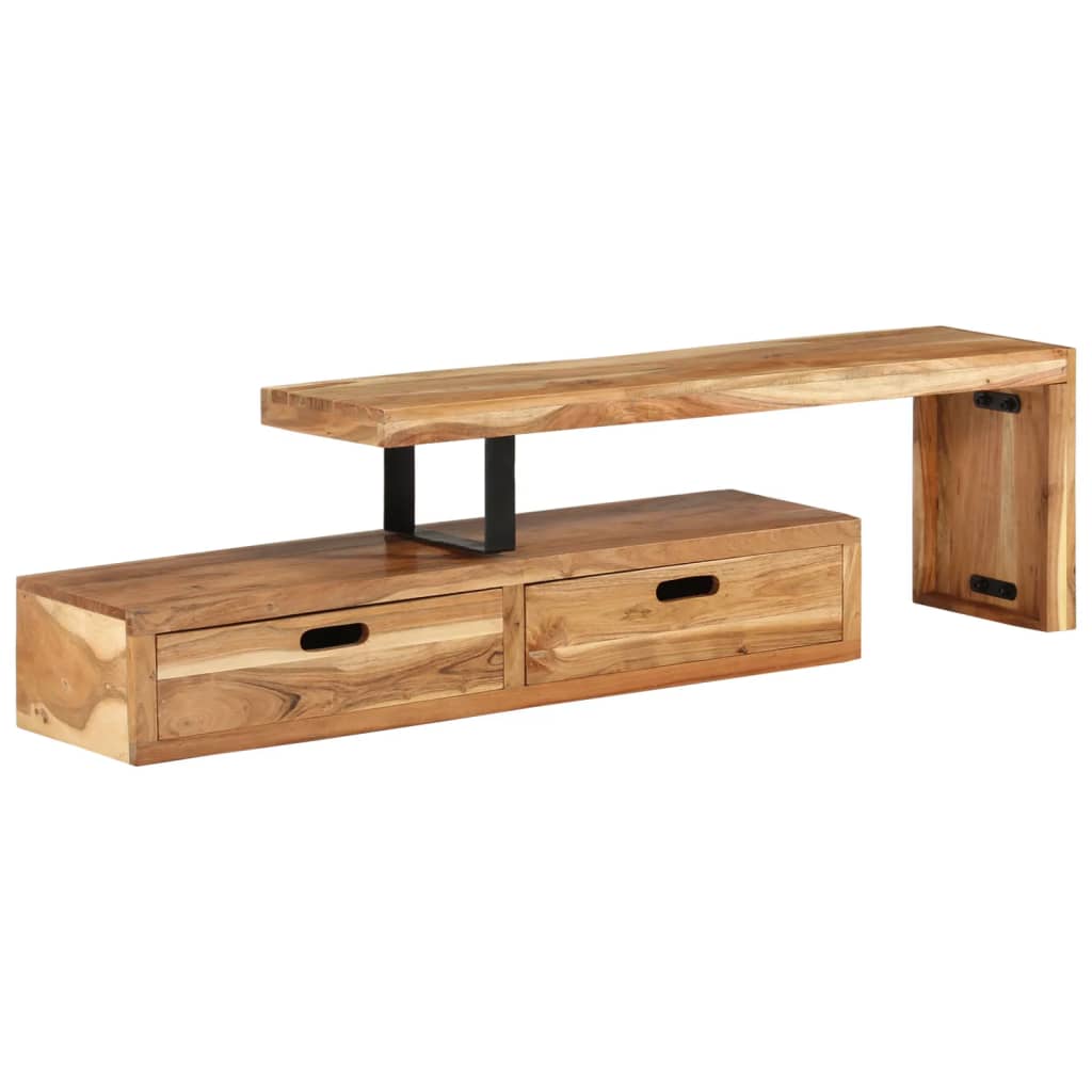 Massiver Acacia -Holz -TV -Schrank