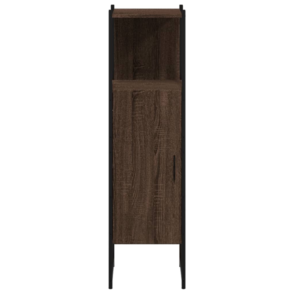 Armoire de salle de bain chêne marron 33x33x120,5 cm