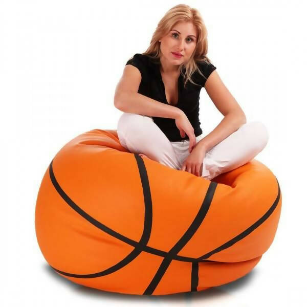 Pouf géant ballon de Basketball