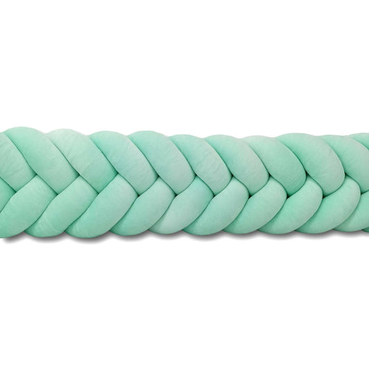 Mint velvet braided bed bumper