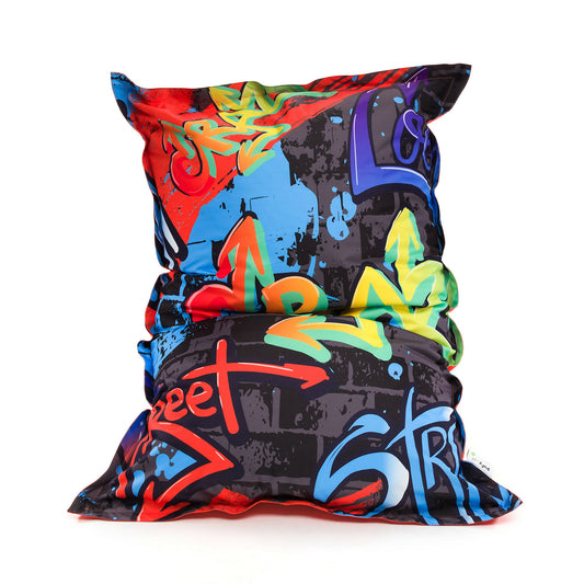 Giant beanbag Kids Modern Tags Grafittis